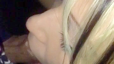 Homemade Public Sex with Small Dick Blowjobs & Swallowed Cum