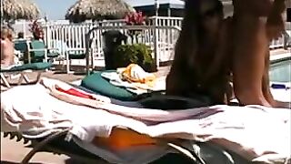 Homemade Amateur Sex Club Holiday with Poolside Doggy Style Exhibition