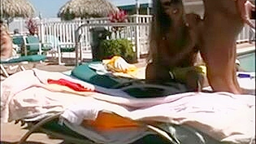 Homemade Amateur Sex Club Holiday with Poolside Doggy Style Exhibition