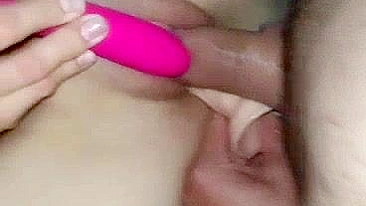 Amateur Girlfriend Homemade Pov Sex Tape with Double Vaginal Dildo Action