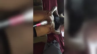 Married MILF Fucks with Huge Dildos in Homemade Amateur Sex