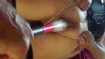 Married MILF Fucks with Huge Dildos in Homemade Amateur Sex