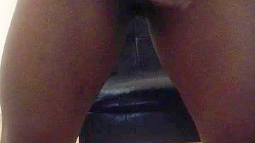 Homemade Sex with Big Black Cock & Submissive Milf Swallows Cum