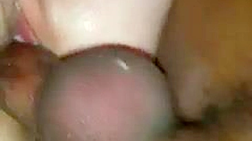 Homemade Swinging Wife Double Vaginal Creampie with Big Black Cock