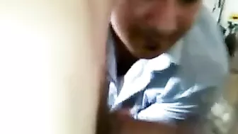 Homemade Threesome with Slutty Wife and Cuckold Hubby