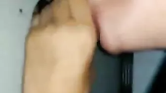 Homemade Gloryhole Cumswap with Hubby BJ & Wife Blowjob