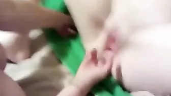 Homemade Lesbian Wife Squirting Orgasm with Cunnilingus & Eating Pussy