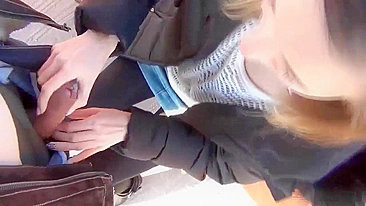 Homemade German Public Bus Stop Anal & Facial Amateur Sex