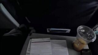 Mile High Club Blowjob - Amateur Blonde Sucks in Public