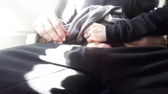 Mile High Club Blowjob - Amateur Blonde Sucks in Public