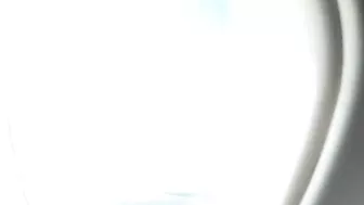 Mile High Club Blowjob - Amateur Blonde Sucks in Public