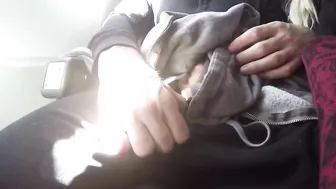 Mile High Club Blowjob - Amateur Blonde Sucks in Public