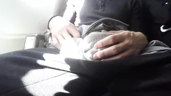 Mile High Club Blowjob - Amateur Blonde Sucks in Public