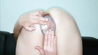 MILF Claire Maximum Stretch with Massive Toys in Homemade Masturbation