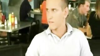Homemade Blowjob Gone Public with Brunette College Girlfriend