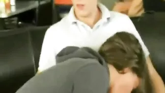 Homemade Blowjob Gone Public with Brunette College Girlfriend