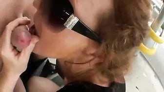 Homemade MILF Blowjob & Facial in Public Parking Lot Homemade MILF Blowjob & Facial in Public Parking Lot