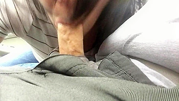 Homemade Blowjob in Public with Girlfriend