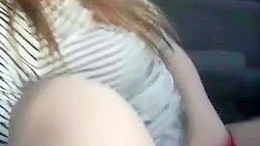 Blonde Exhibitionist Masturbates in Public with Fingers & Panties