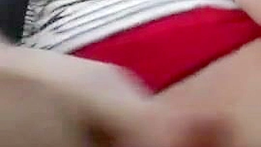 Blonde Exhibitionist Masturbates in Public with Fingers & Panties