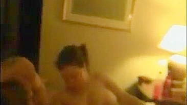 Bisexual Hubby Cock Obsession in Homemade Group Sex with Big Tits and Wife