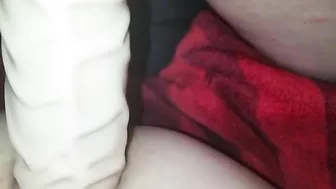 Homemade Bisexual Wife Pegs Hubby with Dildo in Amateur Anal Fisting