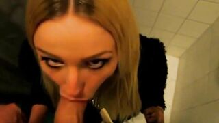 Homemade Blowjob by Hot German Blonde Girlfriend