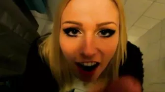 Homemade Blowjob by Hot German Blonde Girlfriend