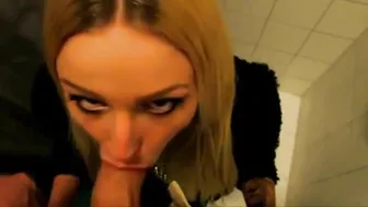 Homemade Blowjob by Hot German Blonde Girlfriend