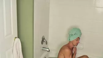 Homemade MILF Blows Step-Son Prostate with Cum in Mouth