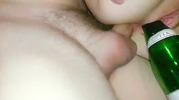 Homemade Anal Double Penetration Amateur Sex with GF After Drinking Party