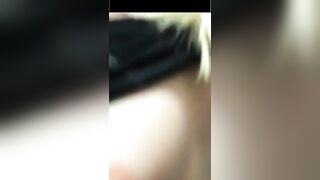 Homemade Sex with Blonde College Girlfriend in Dressing Room - Cum Swallowed