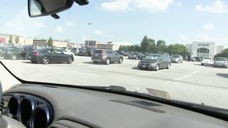 Homemade Blowjob in Broad Daylight Car Parking Lot with Amateur GF