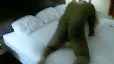 Homemade Hotwife Creampie with BBC and Hubby Fertile Vagina