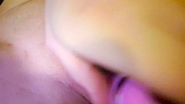 Homemade Double Penetration with Shaved Pussy & Sex Toys