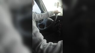 Homemade Public Handjob Amateur Stroking Cheating Girlfriend Car Lover