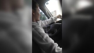 Homemade Public Handjob Amateur Stroking Cheating Girlfriend Car Lover