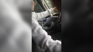 Homemade Public Handjob Amateur Stroking Cheating Girlfriend Car Lover
