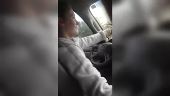 Homemade Public Handjob Amateur Stroking Cheating Girlfriend Car Lover