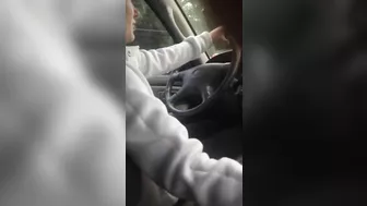 Homemade Public Handjob Amateur Stroking Cheating Girlfriend Car Lover