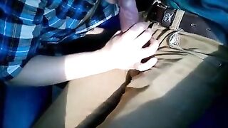 Naughty Nerds on the Euro Train - Homemade Blowjob Action!