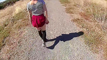 Outdoor Adventure with Big Boobs & Blowjobs