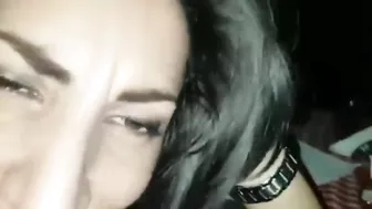 Homemade Blowjobs with Brunette Girlfriends in Public