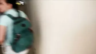 Homemade Blowjob in Public Restaurant Toilet with Girlfriend