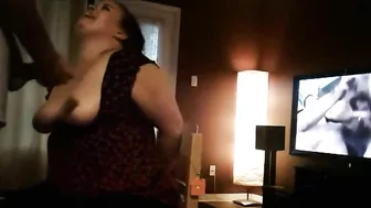 Homemade Amateur Blowjob with Fat Slut Gets Roughed and Used