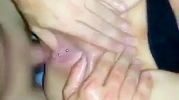 Homemade Anal Squirting Orgasm with Loud Moaning Nympho Girlfriend