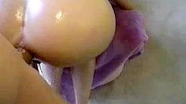 Homemade Anal Stretching with Oil and Big Dicks