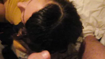 Submissive Brunette Gets Creamed with Big Cumshots in Real Homemade Sex