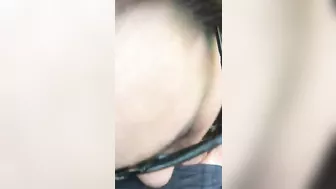 Homemade Blowjob with Glasses in Public Park