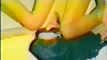 Homemade Asian Fisting with Hairy Amateur and Massive Dildos